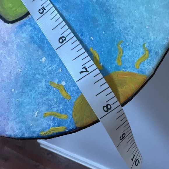 Remo Fiberskyn 8" Drum Head Hand-Painted Alien 8” Diameter - Picture 4 of 7